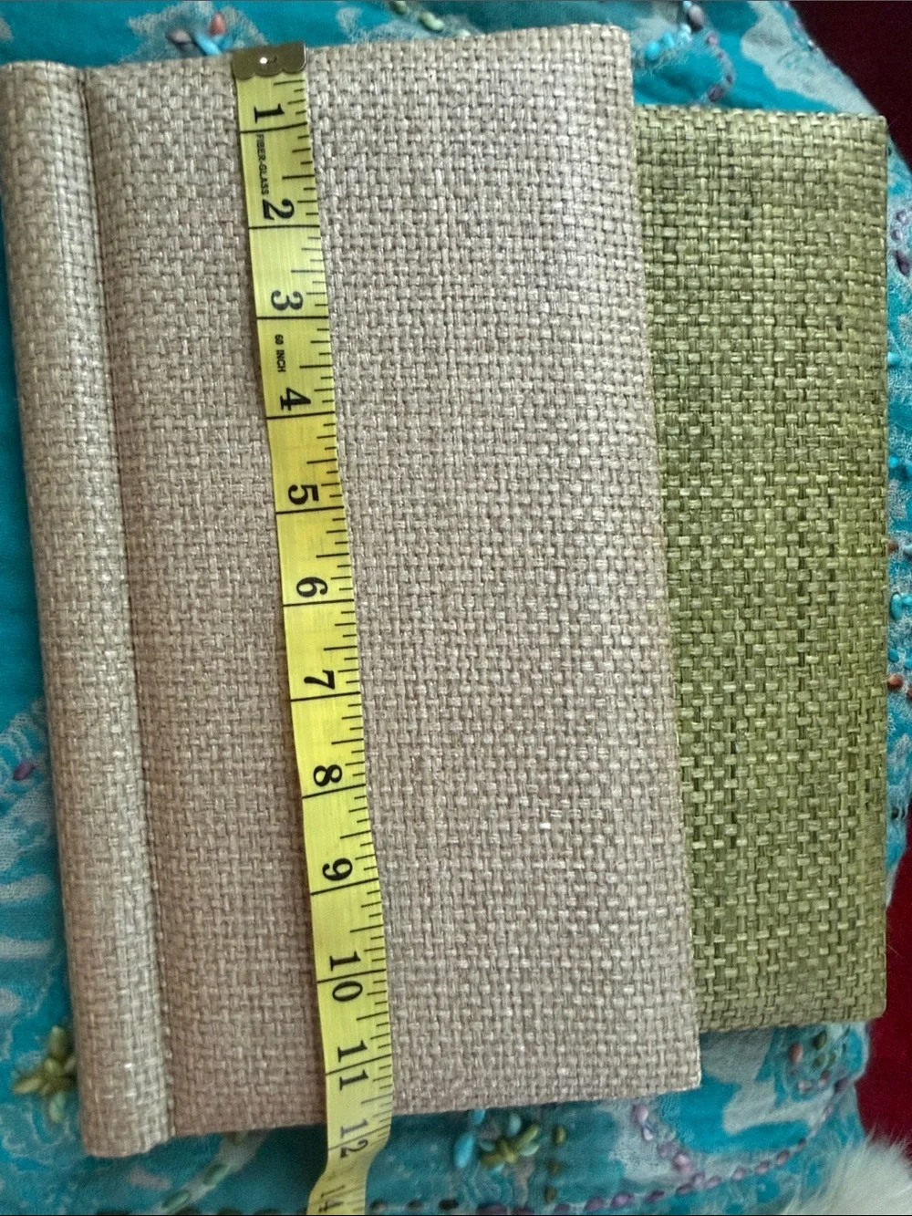 VTG MCM Neutral Beige and Olive Green Photo Albums (2)